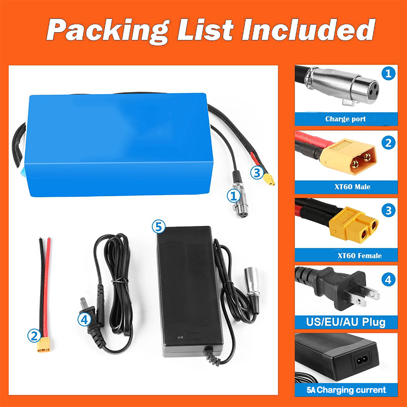 전기 자전거 48V 30ah 리튬 배터리 52V 40a - 60V 30Ah 21700 Battery Pack 리뷰 및 가격