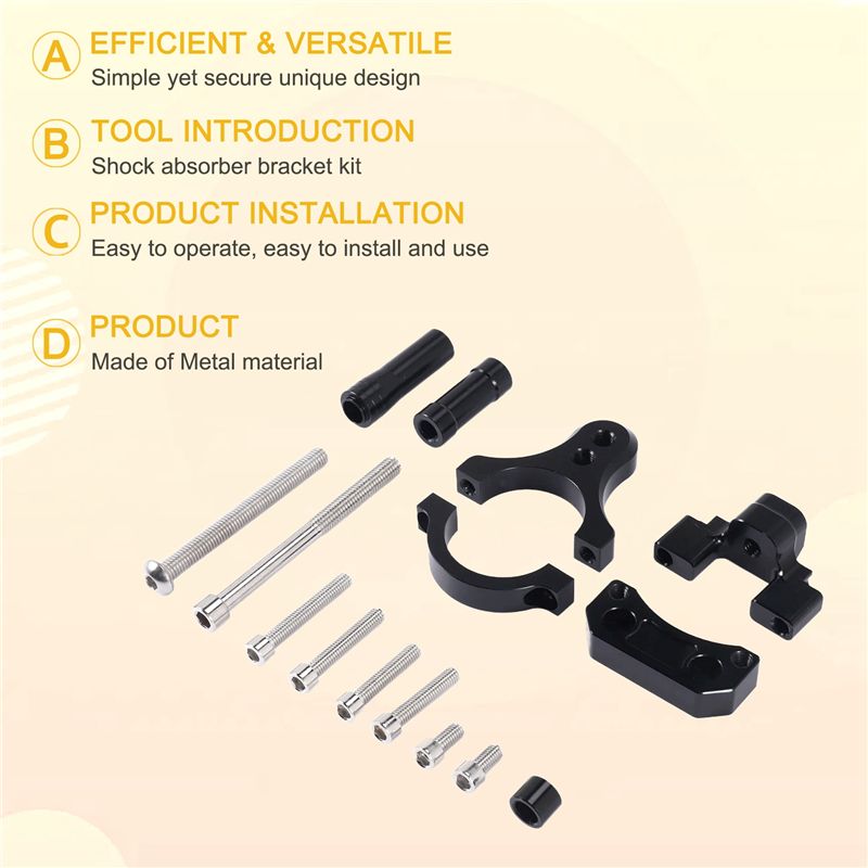 DHBH CNC 오토바이 서스펜션 댐퍼, 조향 안정화  - Steering Damper Stabilizer Kit Cnc 리뷰 및 가격
