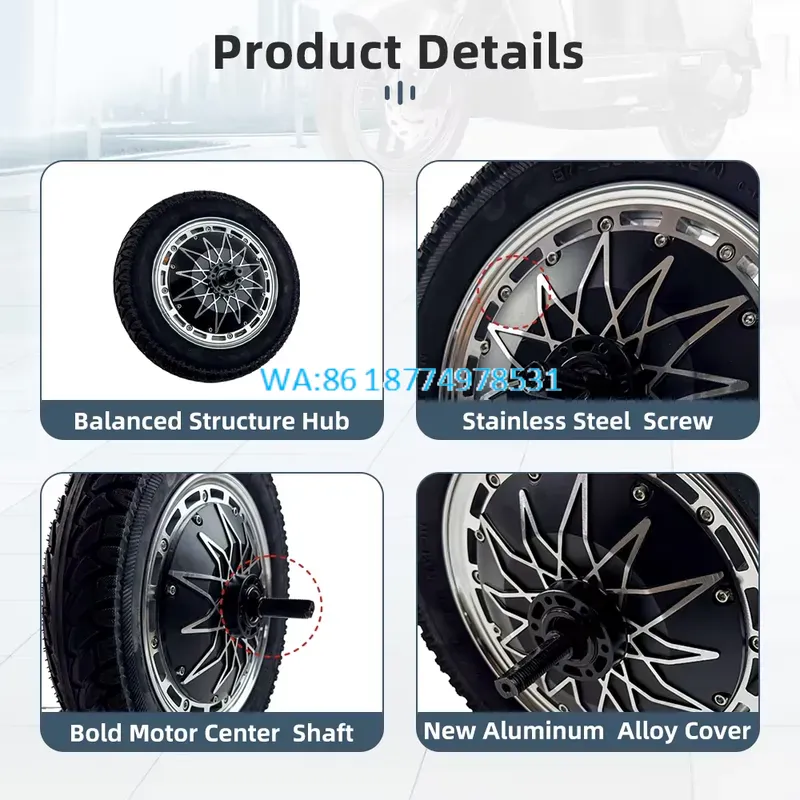 Wmwmnu 12인치 허브 모터 키트, 60V 5000 - 60V 5000W Brushless Hub Motor 리뷰 및 가격